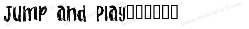 Jump and Play字体转换
